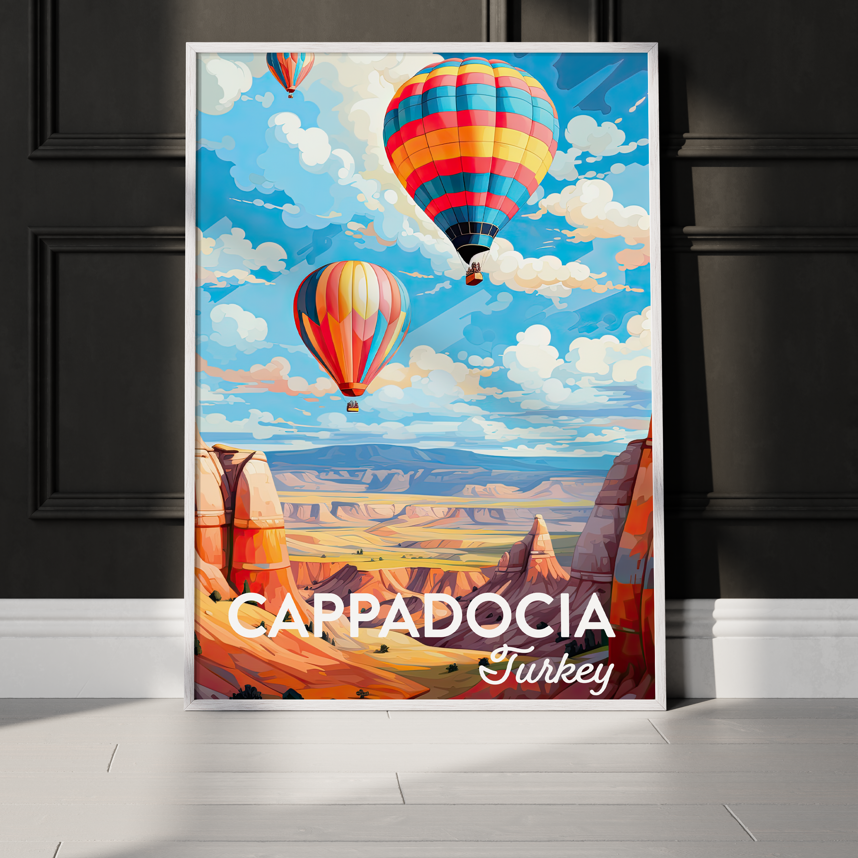 Cappadocia poster in frame