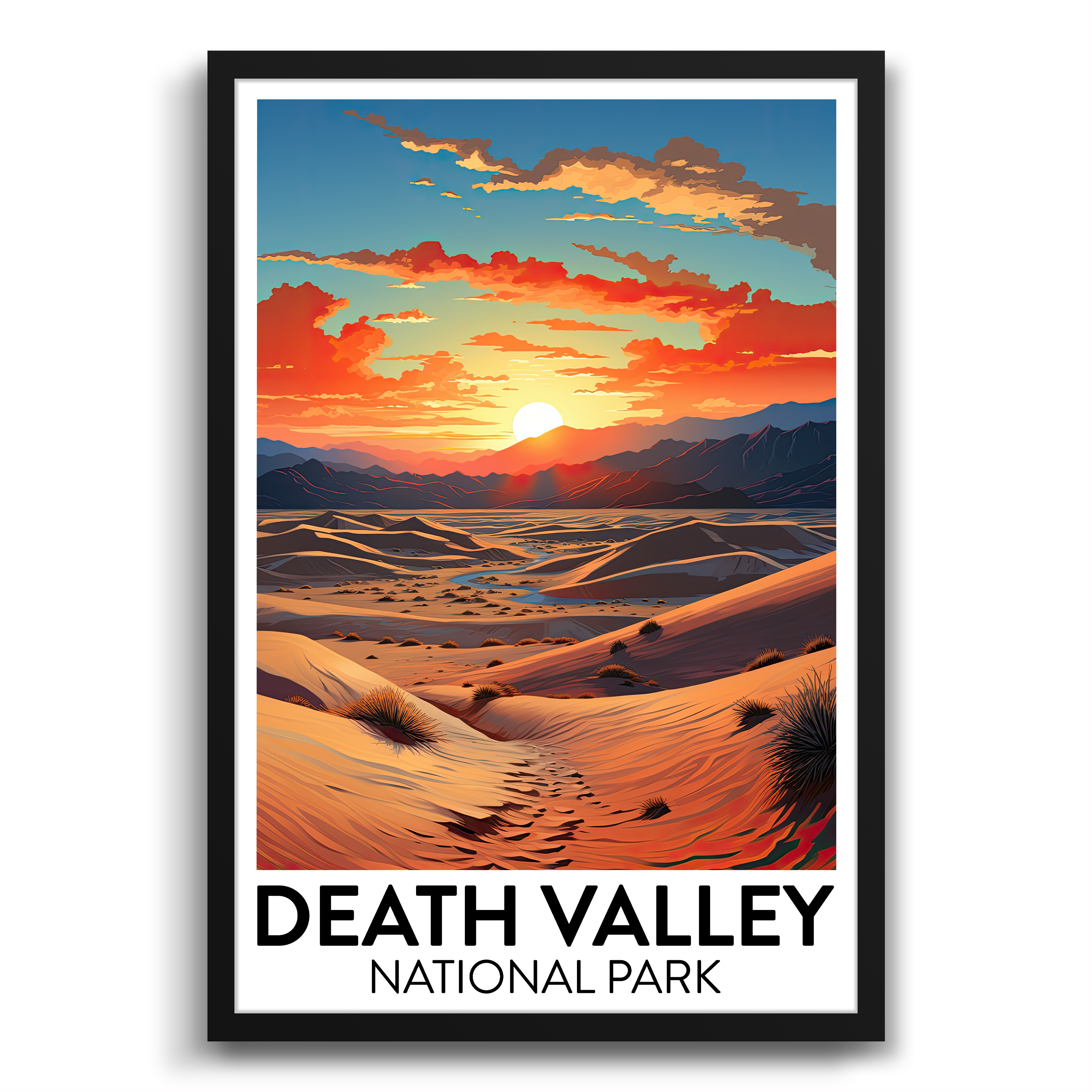 Desert Dreams - Death valley National park poster