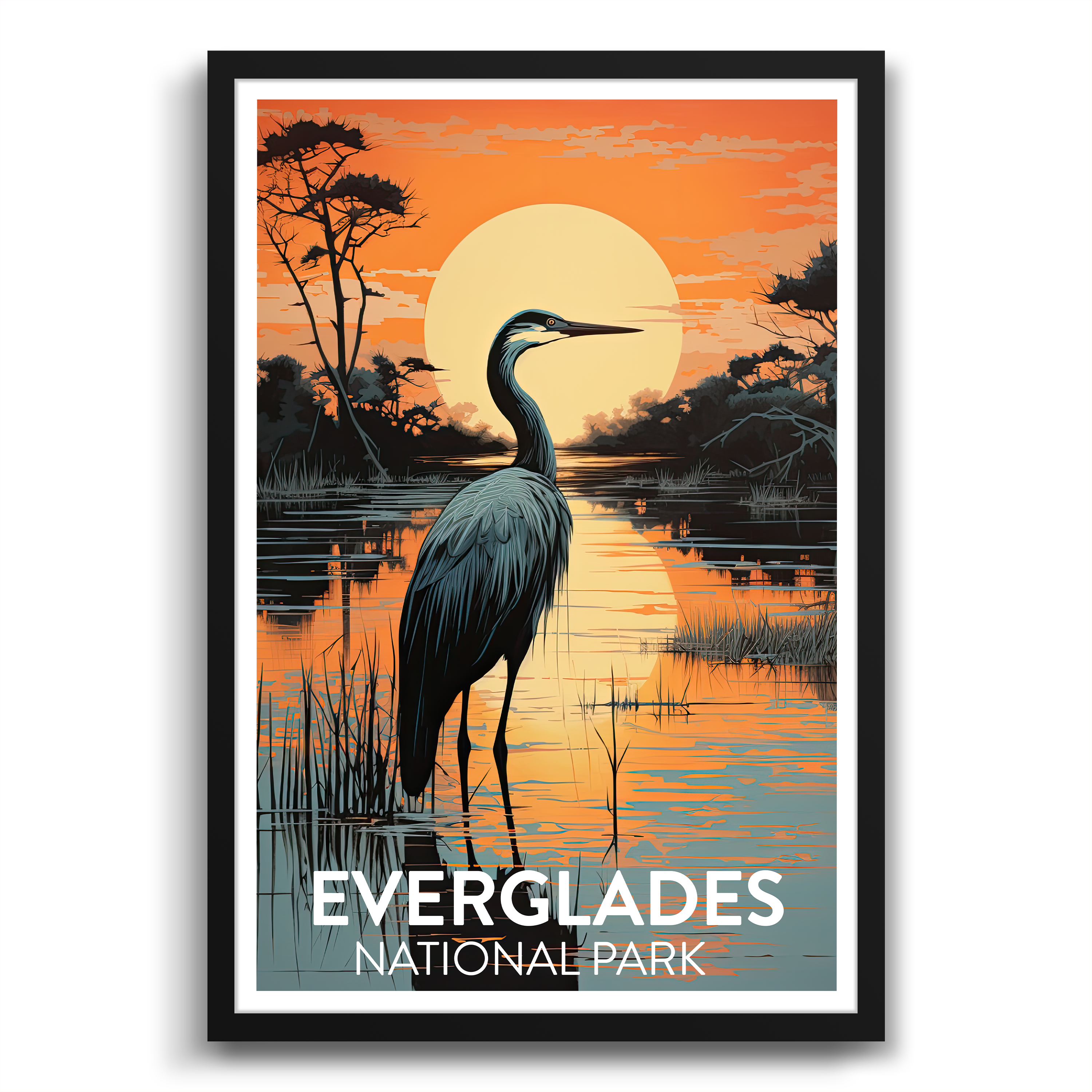 birds of the everglades print