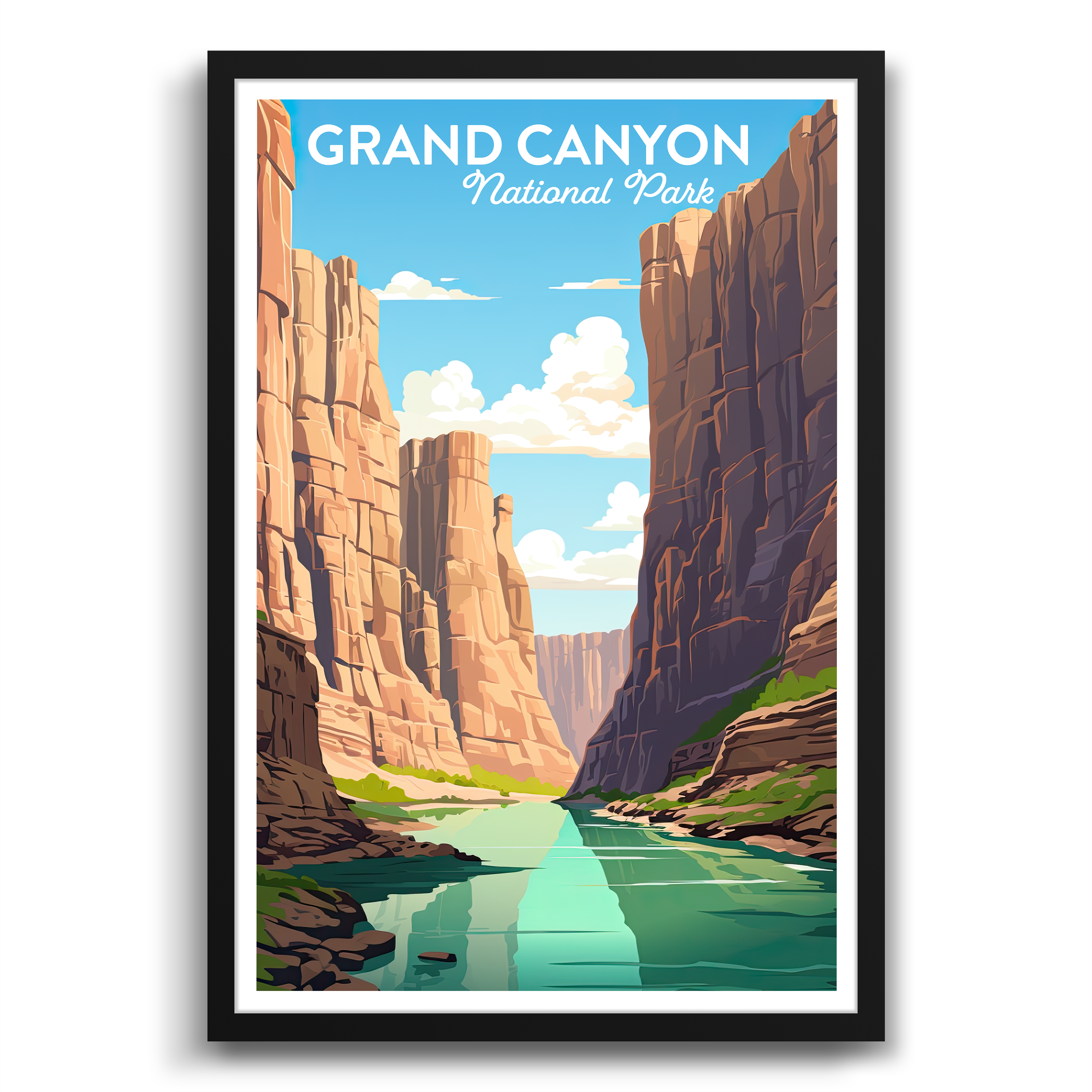 grand canyon gorge poster